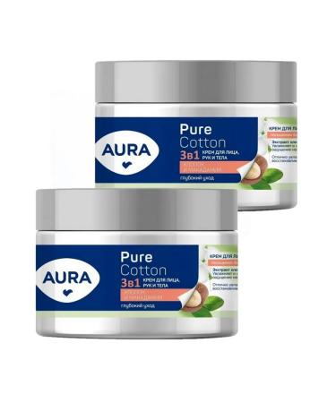 Aura Cream 3B1 for the face hands and bodies 250ml 2pcs