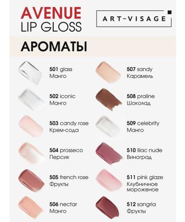 ArtVisage Lip gloss Avenue 502 iconic - Buy Online on GoSupps.com