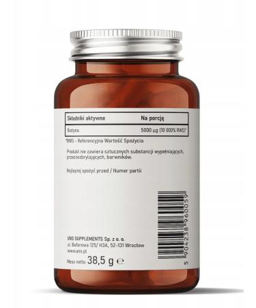 UNS Vitamin B7 Biotin (60 Vege Caps) - Buy Online on GoSupps.com