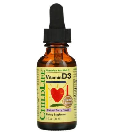 ChildLife Vitamin D3 for children 30 ml (natural berries)