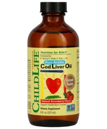 ChildLife Arctic cod liver fat 237 ml (strawberries)