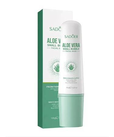 Bubble face mask with aloe vera