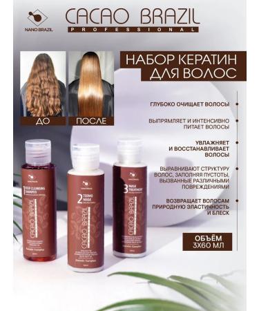 NANO BRAZIL Keratin rectification of curly hair