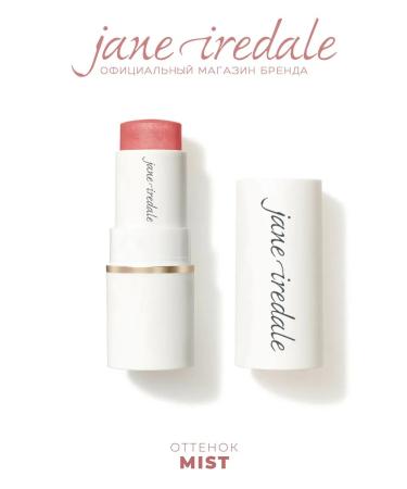 Jane Iredale Blush in a stick with a glow time shimmer Mist color