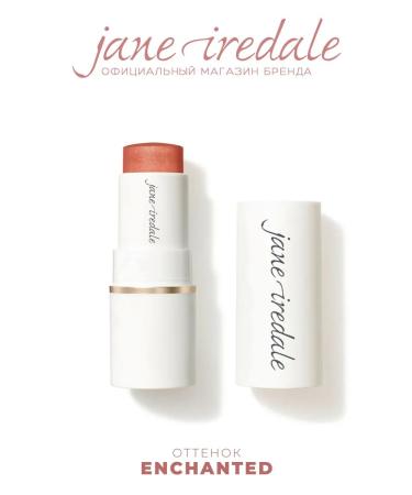 Jane Iredale Blue in a stick with a glow time shimmer Enchanted color
