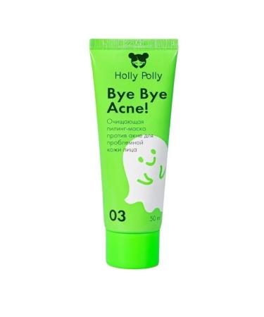 HOLLY POLLY BYE BYE ACNE purifying mask! against acne 50 ml - Buy Online on GoSupps.com