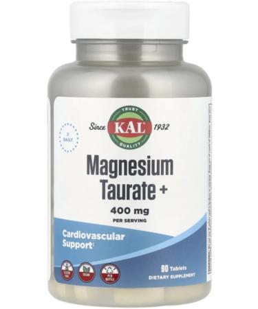 KAL Magnesium TaURATE + Magnesium Taurat 400 mg 90 tablets