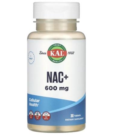KAL NAC + 600 mg n-acetyl-l-cysteine 30 tablets