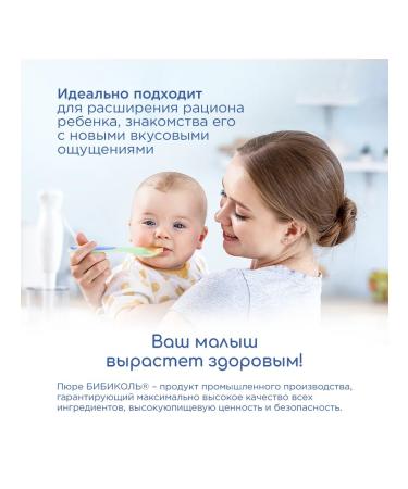 Bibikol Puree "turkey in creamy sauce" 6*80g - Buy Online on GoSupps.com