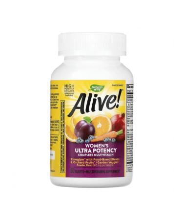 Nature's Way Alive Multivitamins for women full complex 60 tablets - Buy Online on GoSupps.com