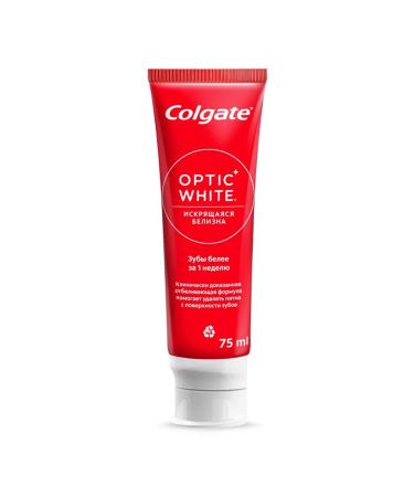 COLGATE Optic White 75ml Toothpaste 2pcs - Buy Online on GoSupps.com