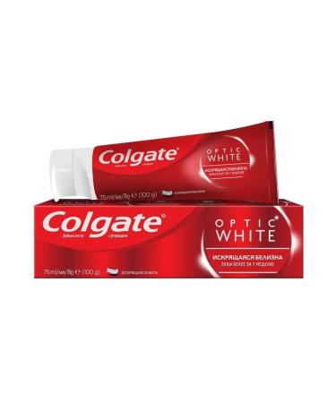COLGATE Optic White 75ml Toothpaste 2pcs - Buy Online on GoSupps.com