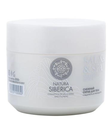 Natura Siberica SAUNA & SPA snowy scrub Smoothness and youth 350 g - Buy Online on GoSupps.com