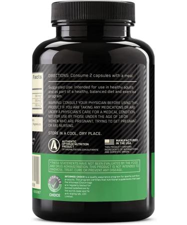 Optimum Nutrition BCAA 1000 amino acids BCAA 60 capsules - Buy Online on GoSupps.com