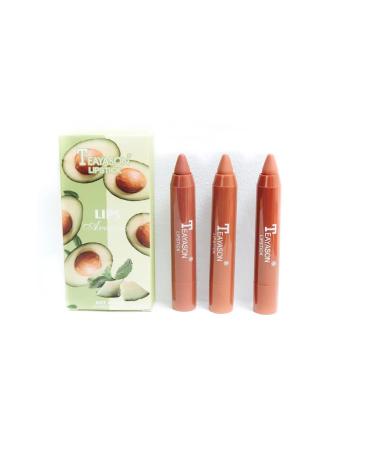 CosmoMax A set of waterproof matte lipstick 3 in 1 avocado - Buy Online on GoSupps.com