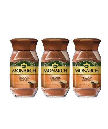Monarch Soluble coffee Velour 3 pcs - 95 g!