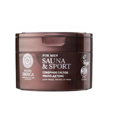 Natura Siberica Dense northern soap-deox for hair face and body 250 ml