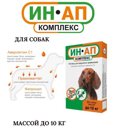 Astrapharm In-AP complex of dog drops from 5 to 10 kg
