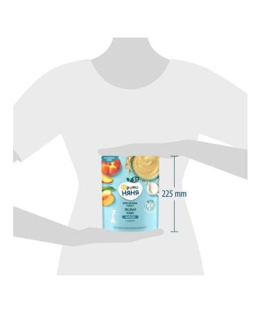 Frutonyanya Milk oatmeal with peach 200g 6pcs - Buy Online on GoSupps.com