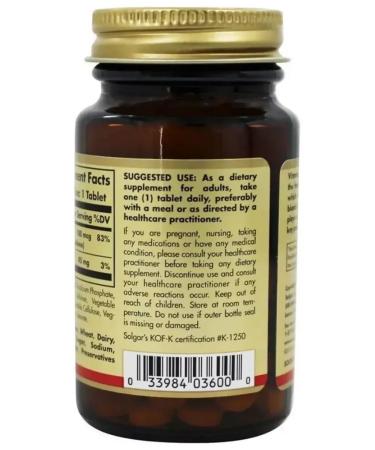 Solgar vitamin K1 100 mcg phytomegenadion 100 tab (310 mg) - Buy Online on GoSupps.com