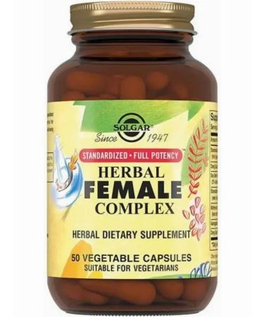 SOLGAR Natural plant complex for women 50 pcs - Buy Online on GoSupps.com