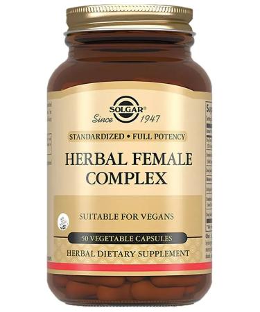 SOLGAR Natural plant complex for women 50 pcs - Buy Online on GoSupps.com
