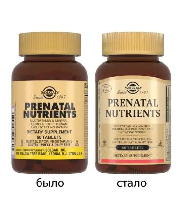 SOLGAR PRENATABS 60 tablets - Buy Online on GoSupps.com