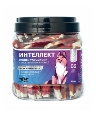 Green QZin Treat for dogs intelligence duck meat surimi