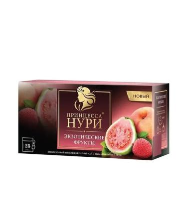 Princess Nuri Tea black exotic fruits guaava faces 4pcs of 25pack - Buy Online on GoSupps.com