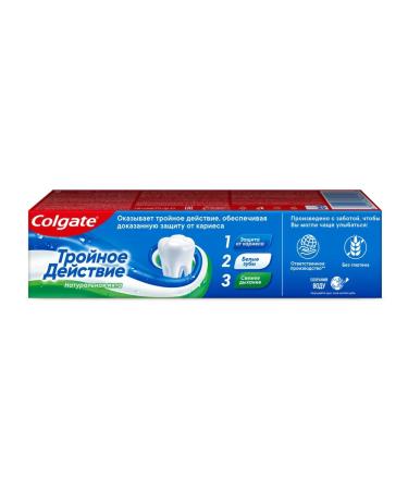 COLGATE Triple effect of natural mint 150 ml toothpaste - Buy Online on GoSupps.com