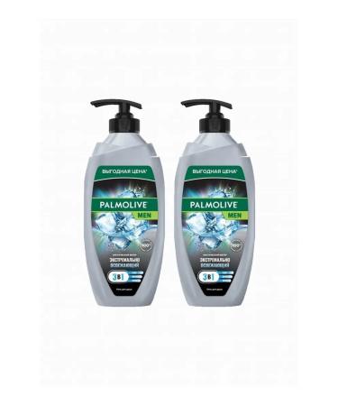 PALMOLIVE Shower gel for men 3v1 Arctic wind 750ml 2pcs