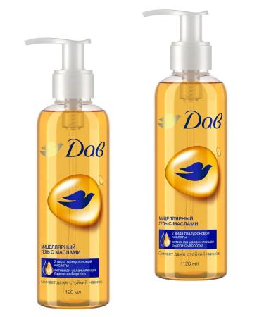 Dav Micellar gel with oils 120ml 2pcs