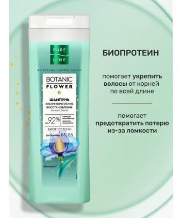 Clean line Hair shampoo Women's Strengthening and Restoration 2 pcs - Buy Online on GoSupps.com