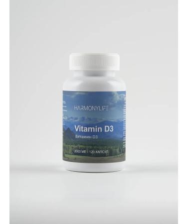 HarmonyLife Vitamin D3 2000 IM 120 capsules - Buy Online on GoSupps.com
