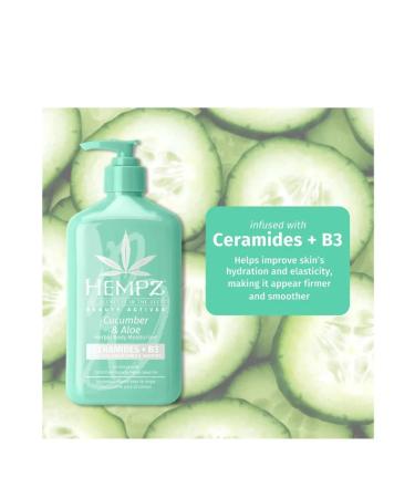 HEMPZ Moisturizing body milk with cucumber and aloe - Buy Online on GoSupps.com