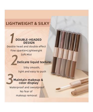 QiBestMascara Liquid shadows matte sparkle - Buy Online on GoSupps.com