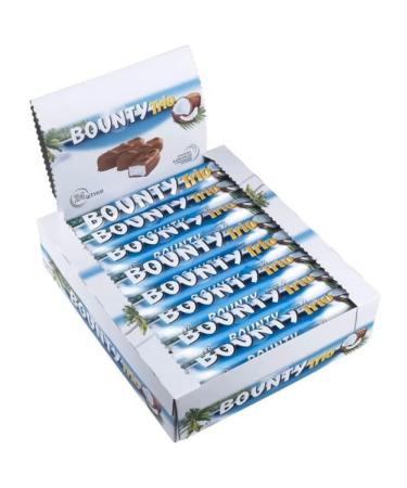 Bounty Coconut chocolate bar 24pcs 82.5g - Buy Online on GoSupps.com