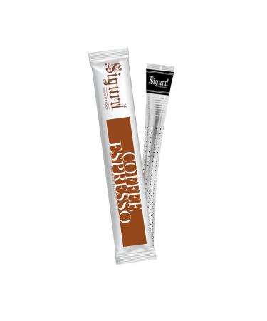 SIGURD TEA Instant coffee espresso in sticks 100 pcs - Buy Online on GoSupps.com