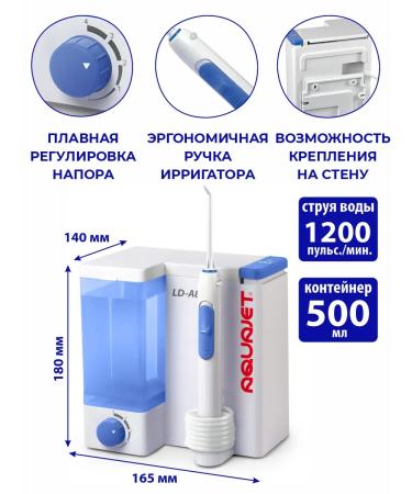 Aquajet Irrigator LD-A8 for teeth and oral cavity - Buy Online on GoSupps.com