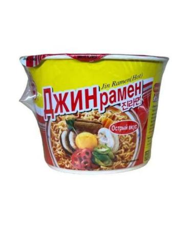 Ottogi Lapsha Jin Ramen Acute Jin Ramen Hot 110 g 5 pcs - Buy Online on GoSupps.com