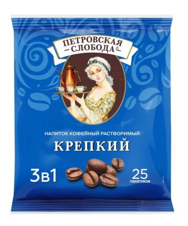 Petrovskaya Sloboda Coffee 3 in 1 strong 25 bags