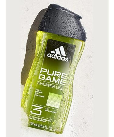 Soul gel men's shampoo 3B1 Adidas Pure Game 250 ml - Buy Online on GoSupps.com