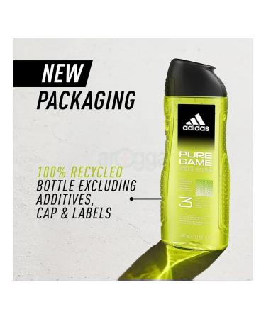 Adidas Soul Gel Male Shampoo 3B1 Pure Game 400 ml - Buy Online on GoSupps.com