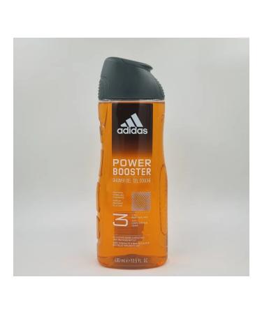 Shower gel men's shampoo Adidas 3v1 Power Booster 400ml - Buy Online on GoSupps.com