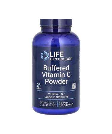 Life extension Vitamin C Buffhed Vitamin C Powder 454 grams - Buy Online on GoSupps.com