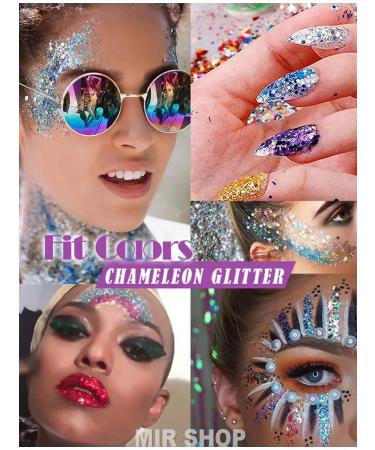 Glitter gel shutters for the face and body - Buy Online on GoSupps.com