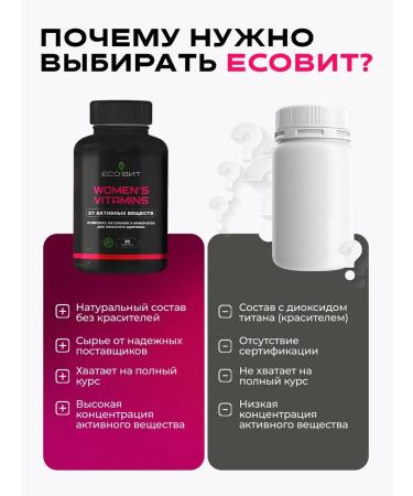 ECOVIT A complex of vitamins and minerals for women - Buy Online on GoSupps.com