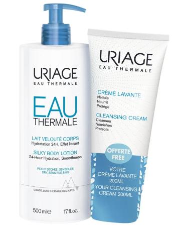 URIAGE Set of body milk 500 ml + cleansing cream 200 ml