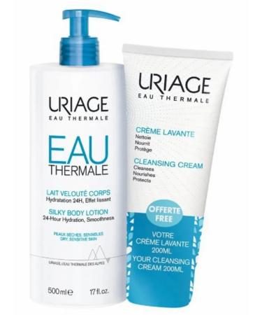 URIAGE Set of body milk 500 ml + cleansing cream 200 ml - Buy Online on GoSupps.com