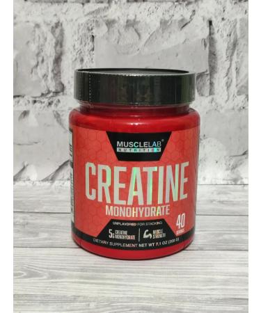 Musclelab Nutrition Creatine Monohydrate in the powder Creatine Monohydrate 200 grams - Buy Online on GoSupps.com